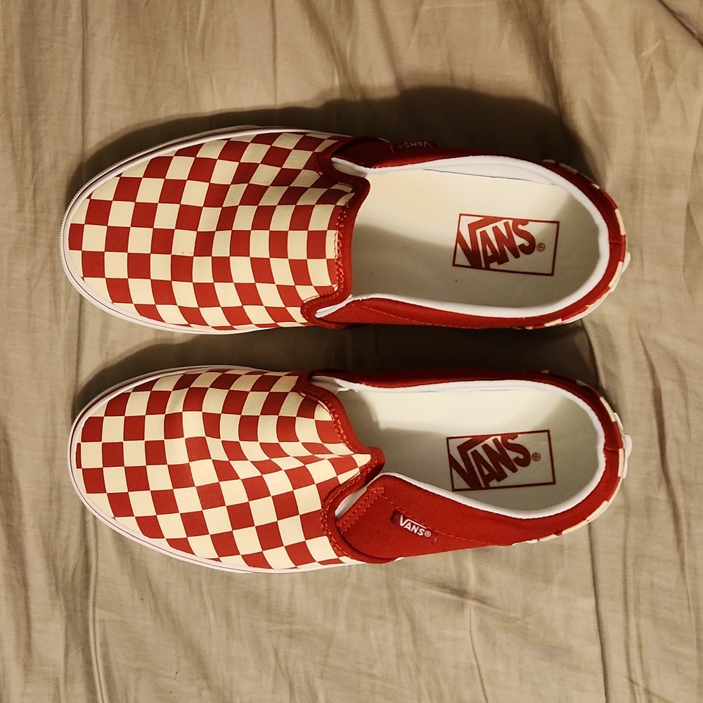 Vans slide on ladies shoes